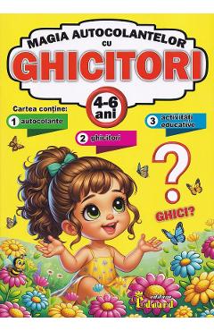 Poza produsului Magia autocolantelor cu ghicitori 4-6 ani