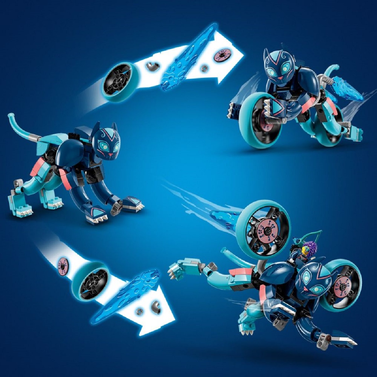 Lego Dreamzzz. Motocicleta-pisica a lui Zoey