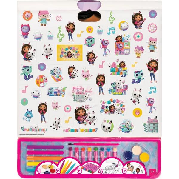 Set pentru desen. Giga block. Gabby's Dollhouse 5 in 1
