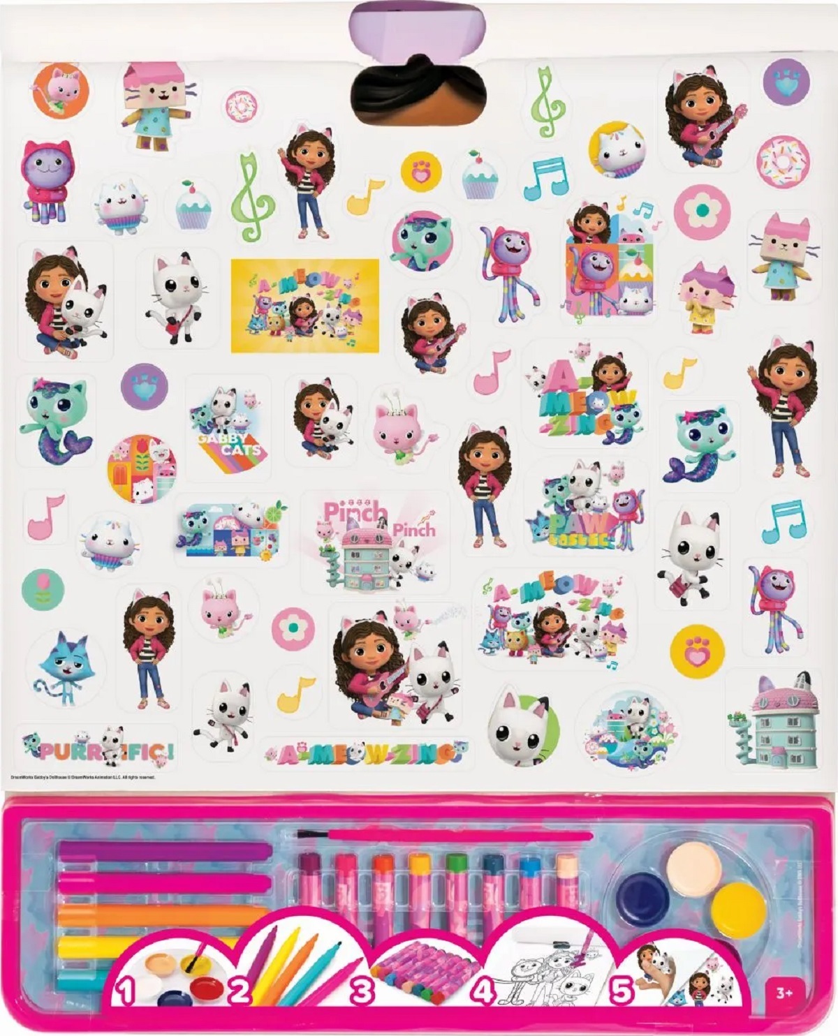 Set pentru desen. Giga block. Gabby's Dollhouse 5 in 1