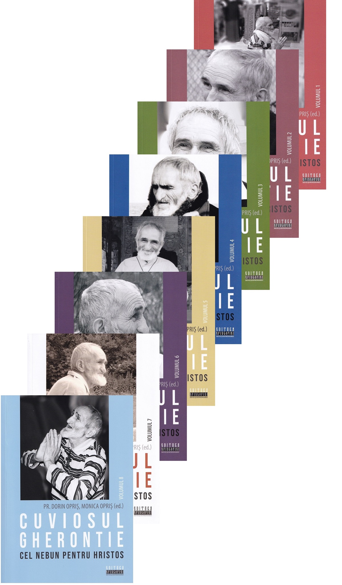 Pachet 8 volume: Cuviosul Gherontie cel nebun pentru Hristos - Dorin Opris, Monica Opris