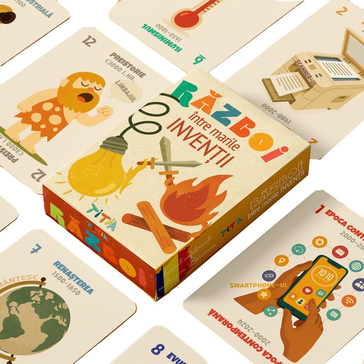 Razboi. Intre marile inventii. Joc de carti