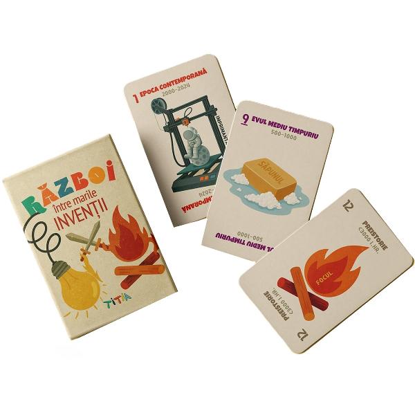 Razboi. Intre marile inventii. Joc de carti