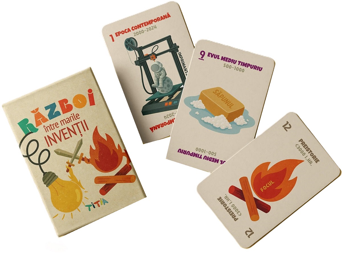 Razboi. Intre marile inventii. Joc de carti