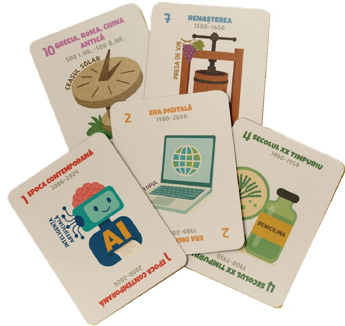 Razboi. Intre marile inventii. Joc de carti