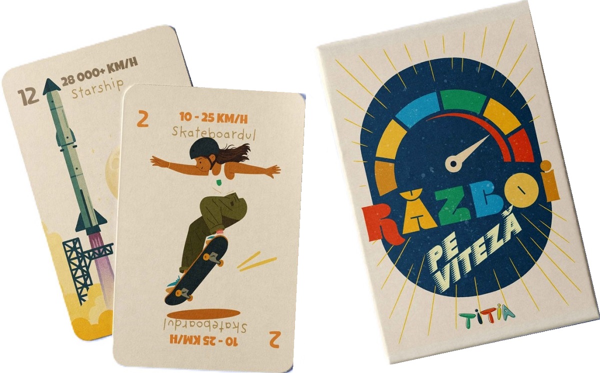 Razboi pe viteza. Joc de carti