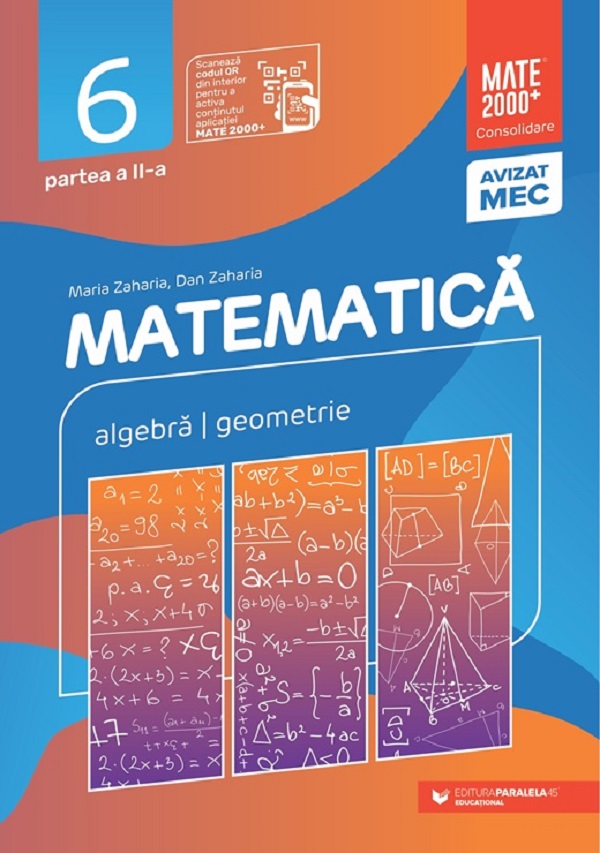 Matematica - Clasa 6 Partea 2 - Consolidare - Maria Zaharia, Dan Zaharia