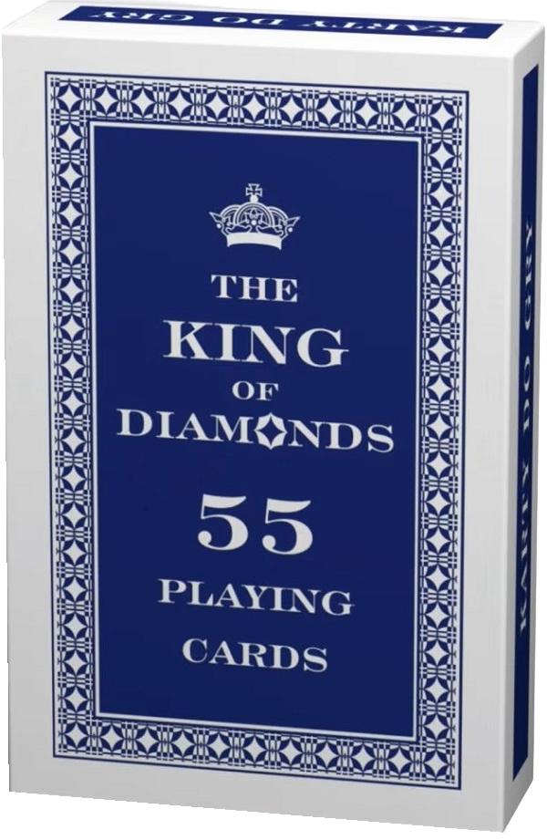 Carti de joc: The King of Diamonds. Albastru