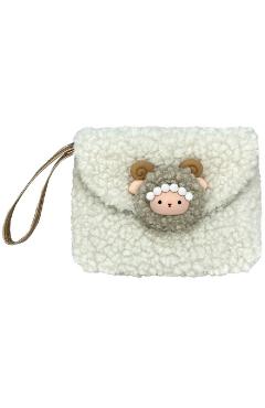 Poza produsului Poseta plic 3D: Oita alba