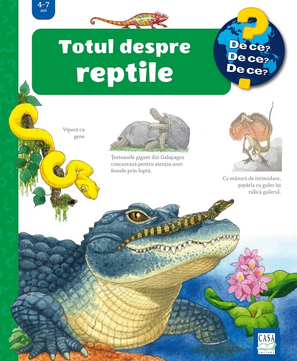 Totul despre reptile - Patricia Mennen