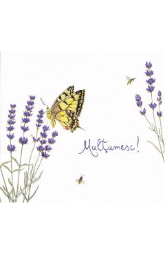 Imaginea produsului 'Felicitare: Mulțumesc cu lavandă'