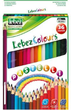 Imaginea produsului 'Set 36 creioane colorate hexagonale'