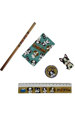 Poza produsului Set scolar: Puppy. Albastru