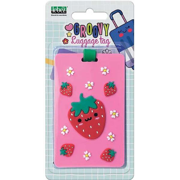 Eticheta pentru bagaj: Roz