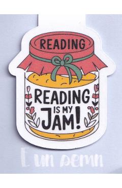 Poza produsului Semn de carte magnetic: Reading is My Jam!