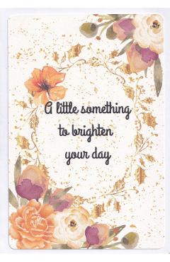 Imaginea produsului 'Felicitare: A Little Something to Brighten Your Day'