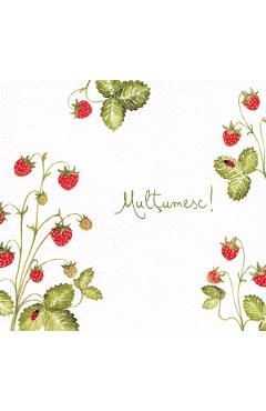 Imaginea produsului 'Felicitare: Mulțumesc cu fragi'