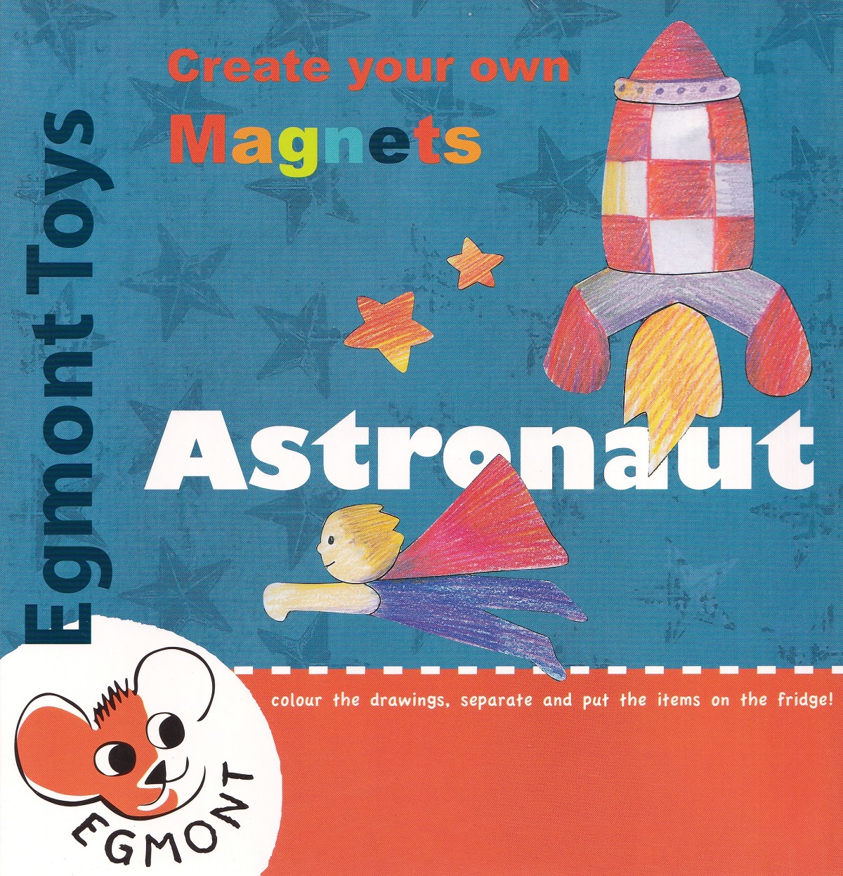 Set de desen cu piese magnetice. Astronaut