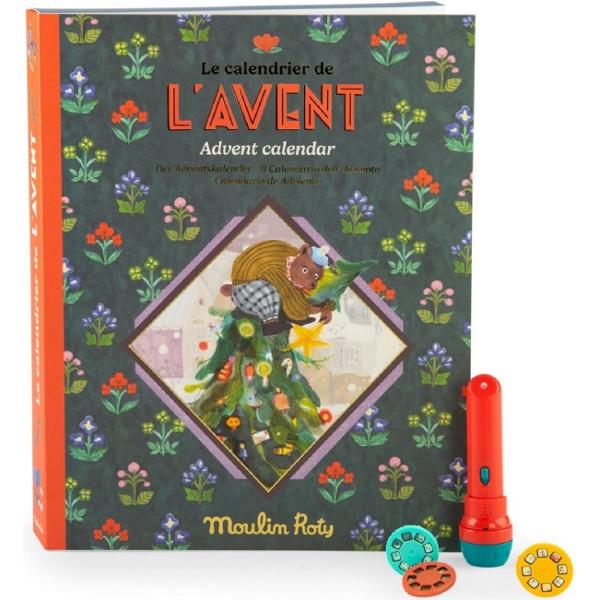 Calendar de advent: Lanterna si 23 de discuri cu povesti. Les Minouchkas