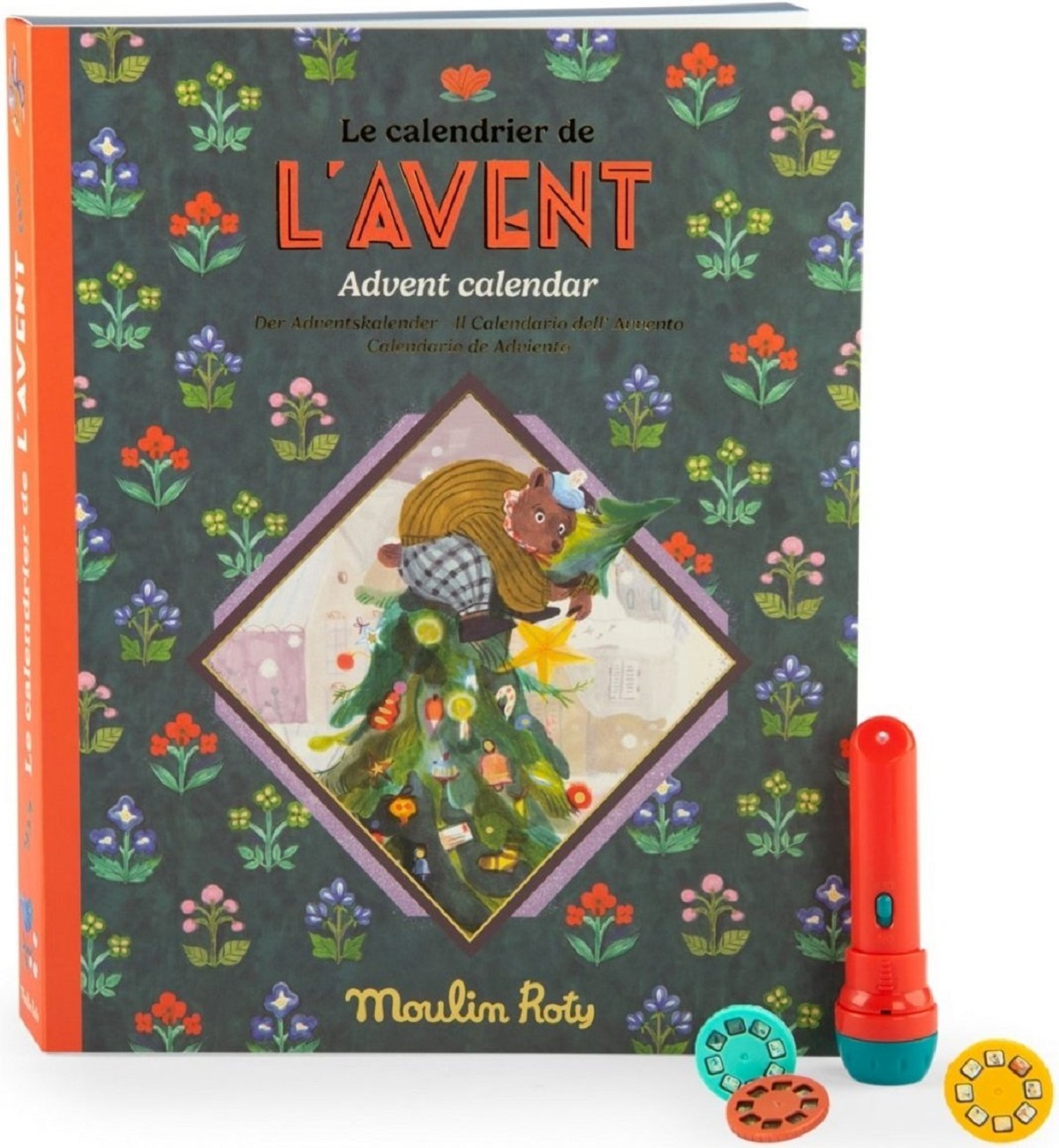 Calendar de advent: Lanterna si 23 de discuri cu povesti. Les Minouchkas