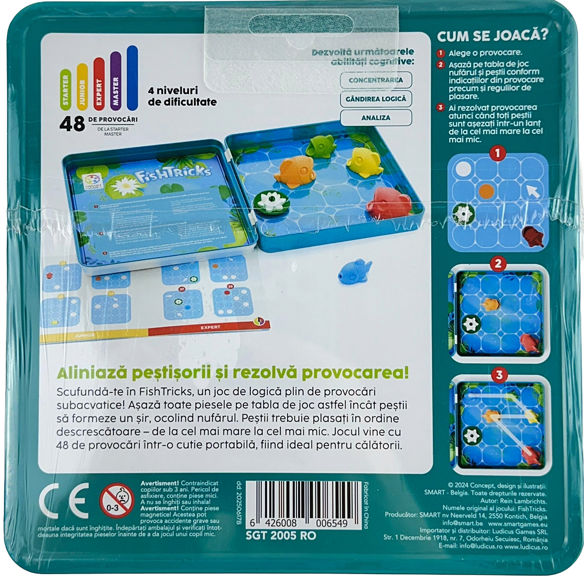 Joc magnetic de calatorie: Fish Tricks