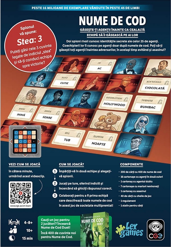 Joc de societate: Nume de Cod