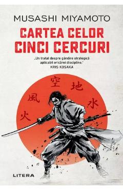 Coperta cărții 'Cartea celor cinci cercuri - Musashi Miyamoto'
