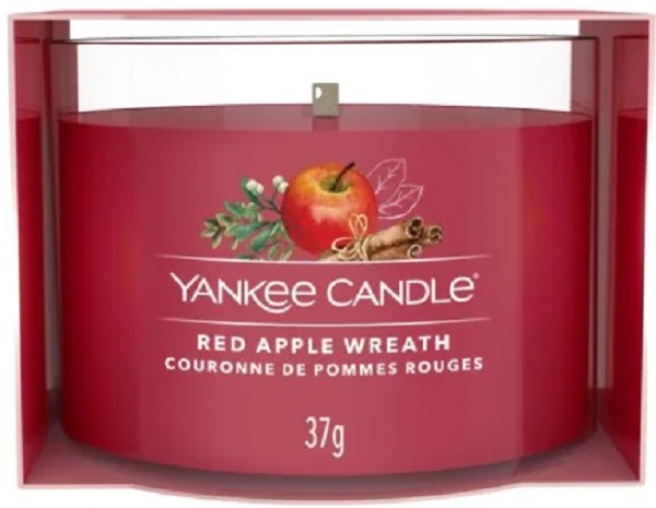 Lumanare parfumata mini: Red Apple Wreath 37 g