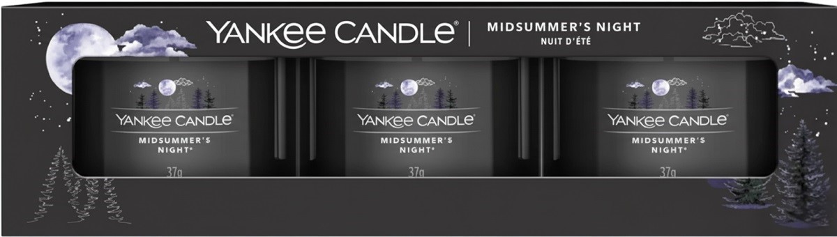 Set 3 lumanari parfumate mini: Midsummers Night