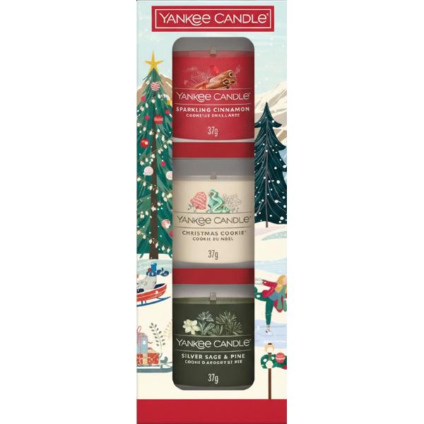 Set cadou 3 lumanari parfumate mini: Apres Ski. 3*37g