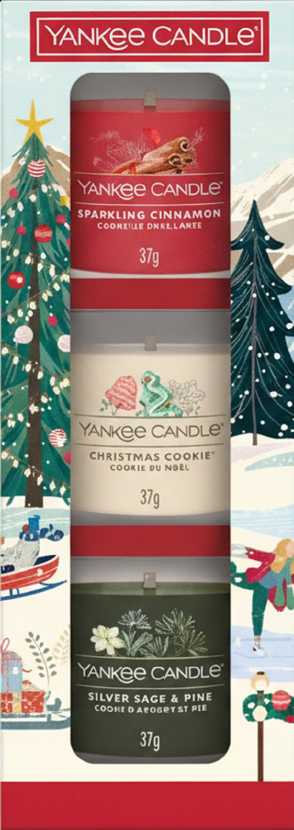 Set cadou 3 lumanari parfumate mini: Apres Ski. 3*37g