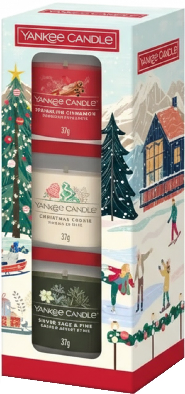 Set cadou 3 lumanari parfumate mini: Apres Ski. 3*37g