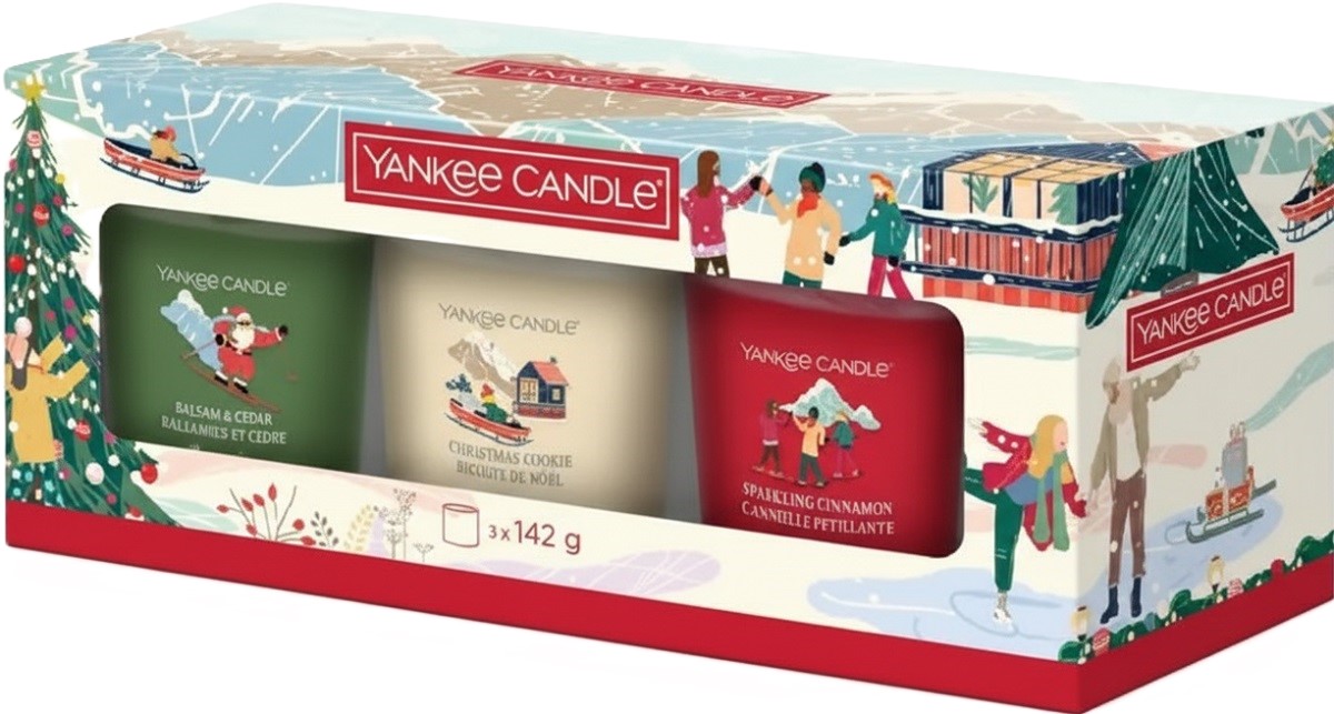 Set cadou 3 lumanari parfumate. Apres Ski. 3x142g