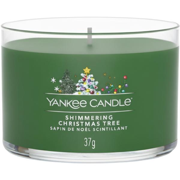 Lumanare parfumata mini: Shimmering Christmas Tree 37 g