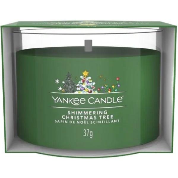 Lumanare parfumata mini: Shimmering Christmas Tree 37 g