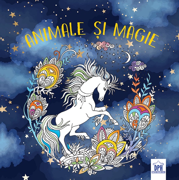Animale si magie: Carte de colorat