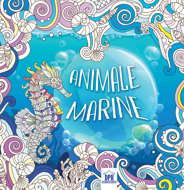 Animale marine: Carte de colorat