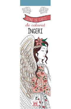 Poza produsului Semne de carte de colorat: Ingeri
