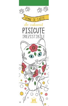 Poza produsului Semne de carte de colorat: Pisicute irezistibile