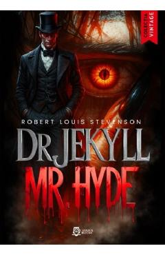 Coperta cărții 'Dr. Jekyll și Mr. Hyde - Robert Louis Stevenson'