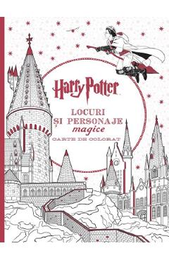 Poza produsului Harry Potter. Locuri si personaje magice. Carte de colorat