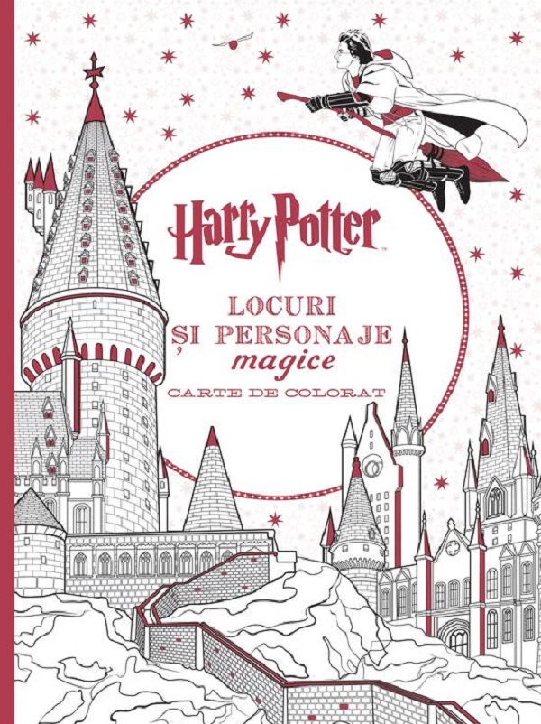 Harry Potter. Locuri si personaje magice. Carte de colorat