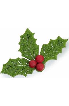 Imaginea produsului 'Decoratie verde deschis din fetru pentru cadourile de Craciun'