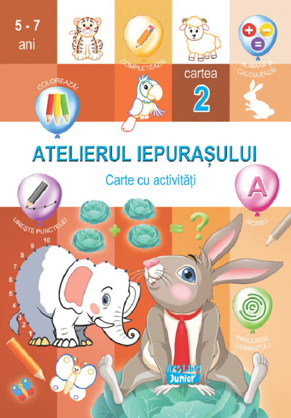 Atelierul iepurasului. Cartea 2. Carte cu activitati - Hristo Dimitrov
