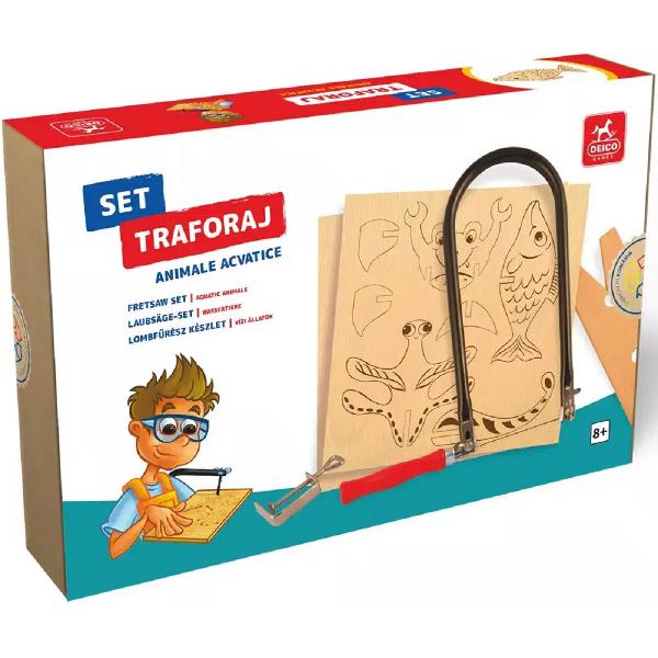 Set de traforaj. Animale acvatice