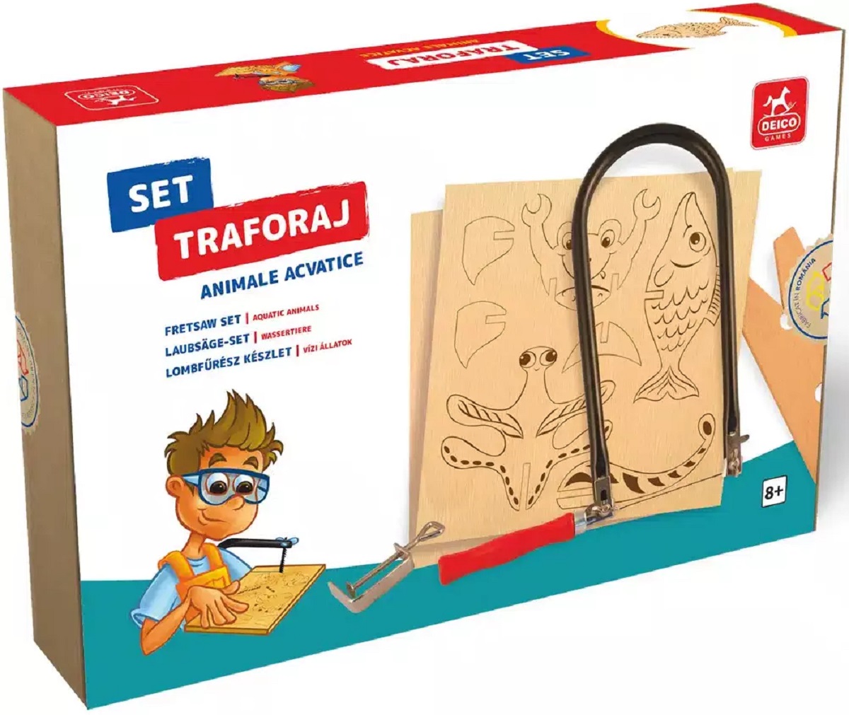 Set de traforaj. Animale acvatice