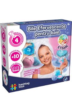 Imaginea produsului 'Set creare bile efervescente pentru baie. Kit STEAM'