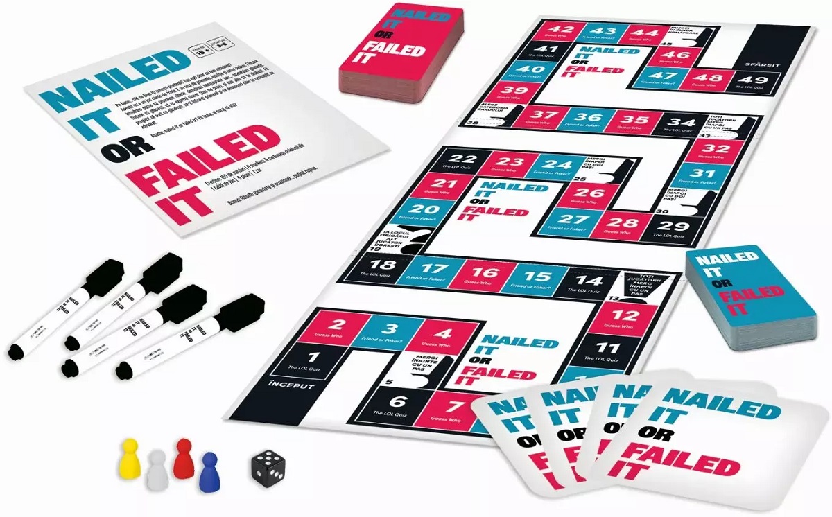 Joc de societate. Nailed it or Failed it