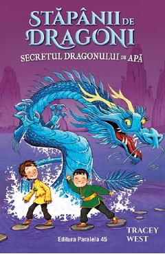 Coperta cărții 'Stăpânii de Dragoni. Vol.3: Secretul Dragonului de Apă - Tracey West'