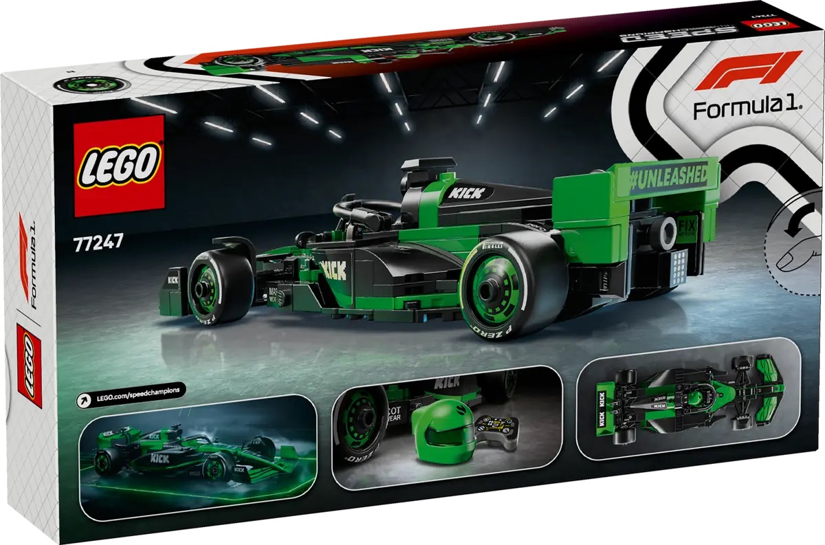 Lego Speed Champions: Masina de curse F1 Kick Sauber